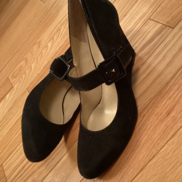 Nine West Suede Wedge Shoes Size 7.5 - Picture 2 of 12